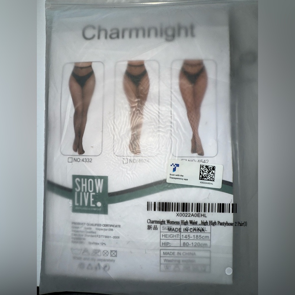 NWT High Waist Fishnet Pantyhose one size fits all